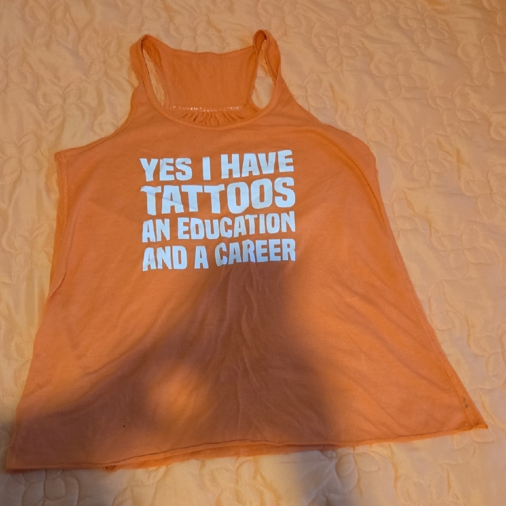 Constantly Varied Gear Orange Tattoo Tank Top